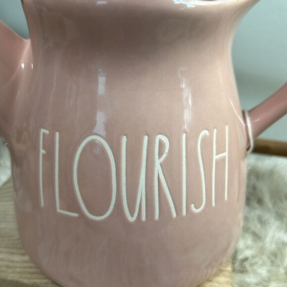 Rae Dunn By Magenta FLOURISH
Pink Ceramic Garden Watering Can - Picture 3 of 17